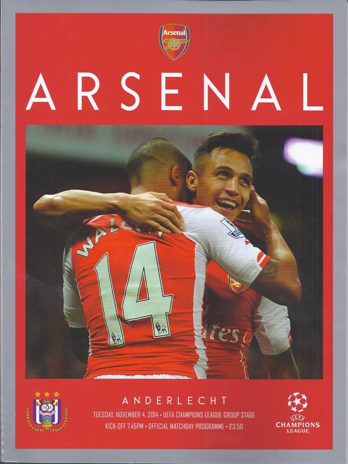 Arsenal FC v Anderlecht